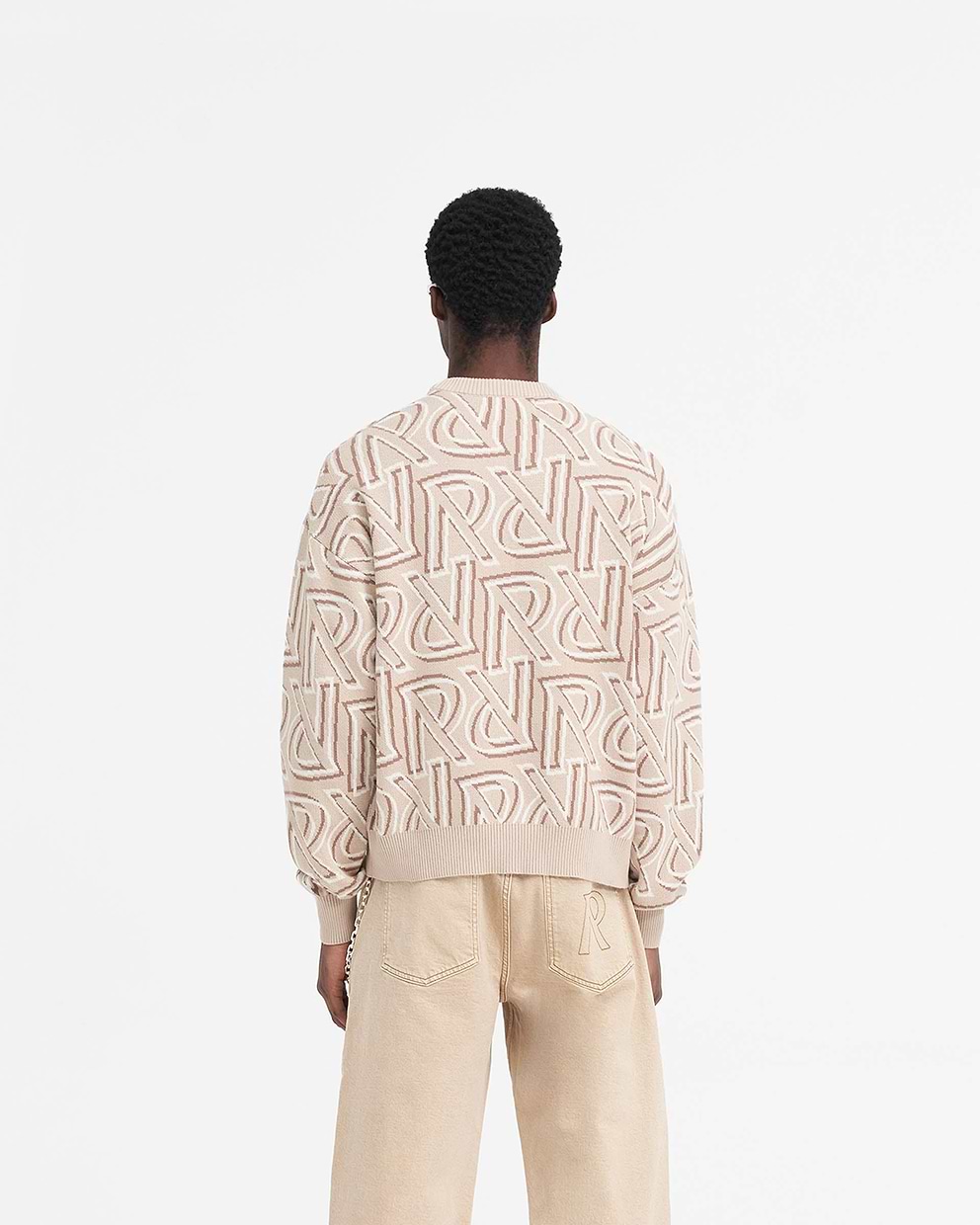 Monogram Knit Sweater - Cashmere